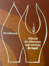 Laden Sie das Bild in den Galerie-Viewer, Engelskerze Bienenwachs naturweiß