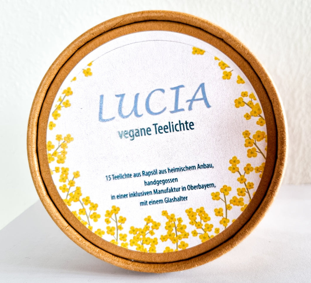 Lucia - vegane Teelichte